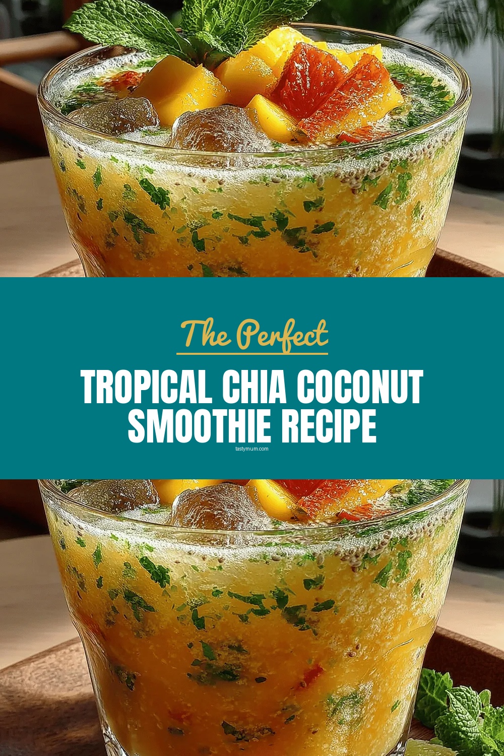 Tropical Chia Coconut Smoothie Recipe