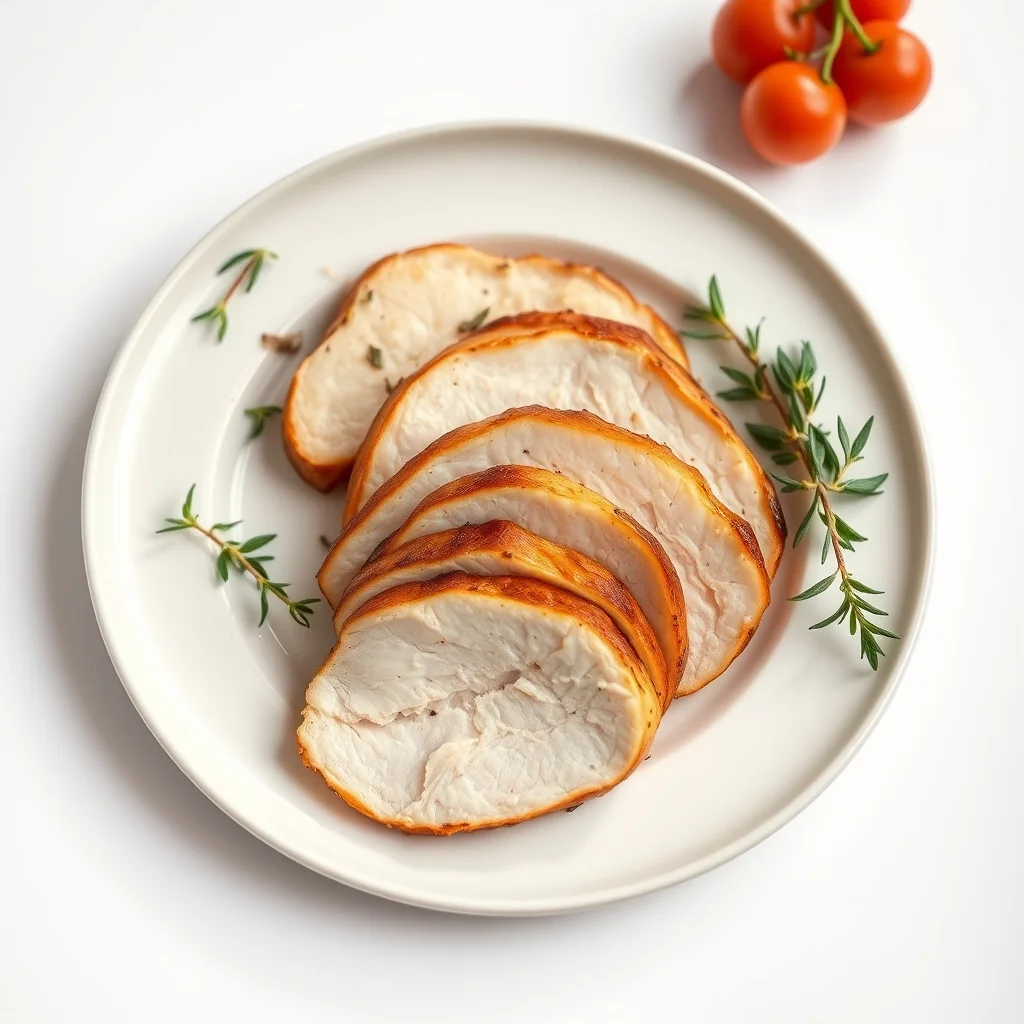 Savory Garden Delight: Jumbo Herb-Oven Roasted Turkey Slices