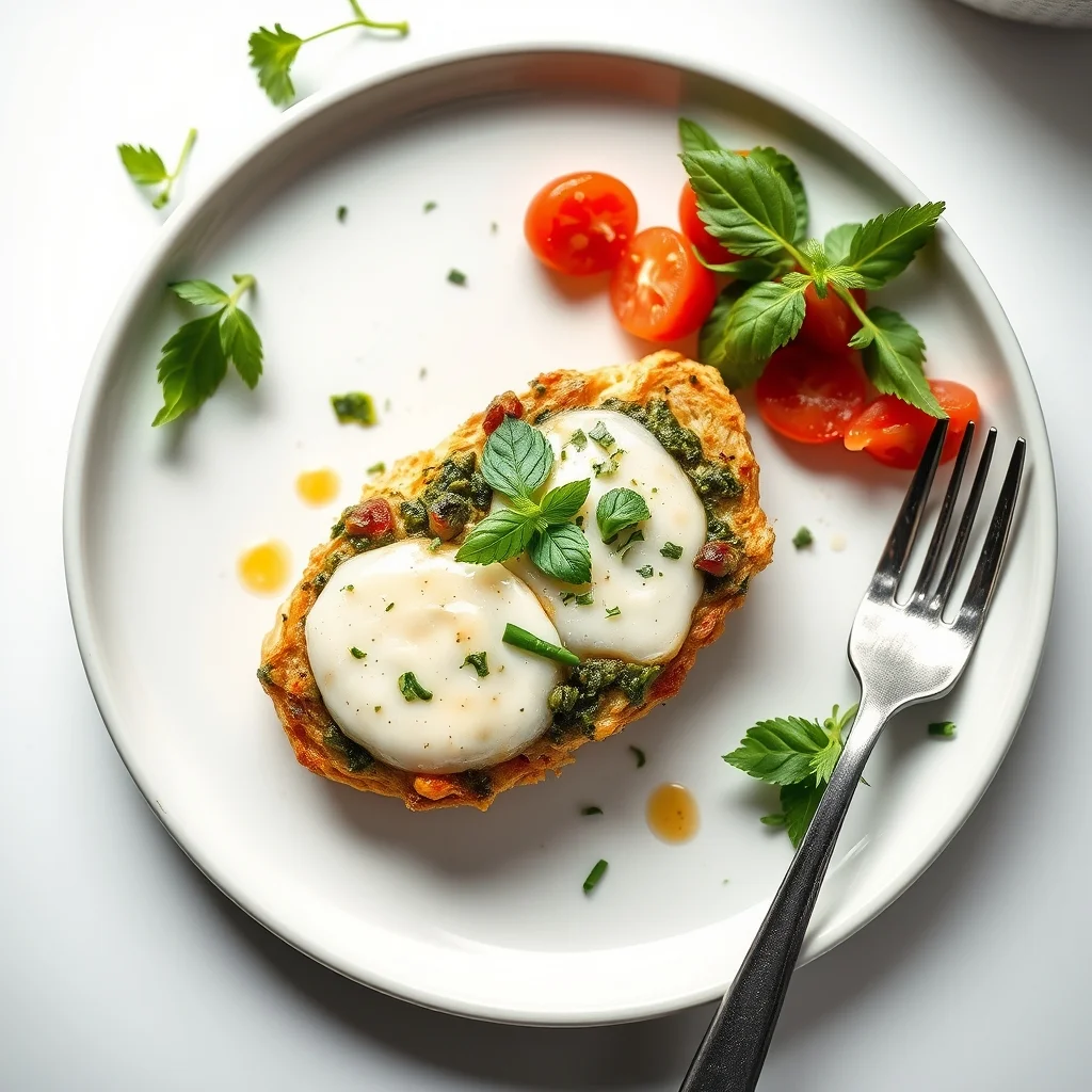 Simple Skillet Pesto Chicken Bruschetta