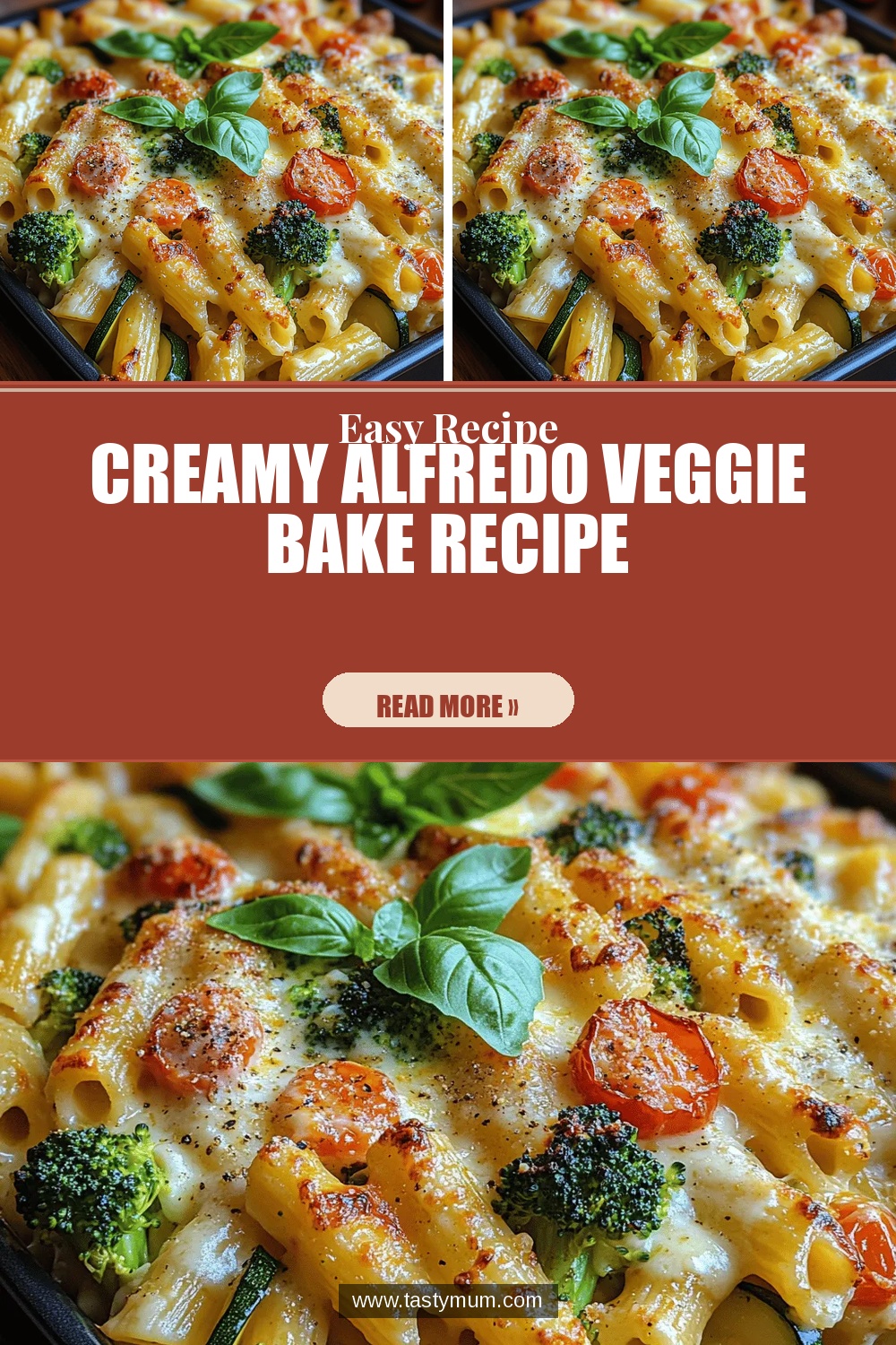 Creamy Alfredo Veggie Bake Recipe