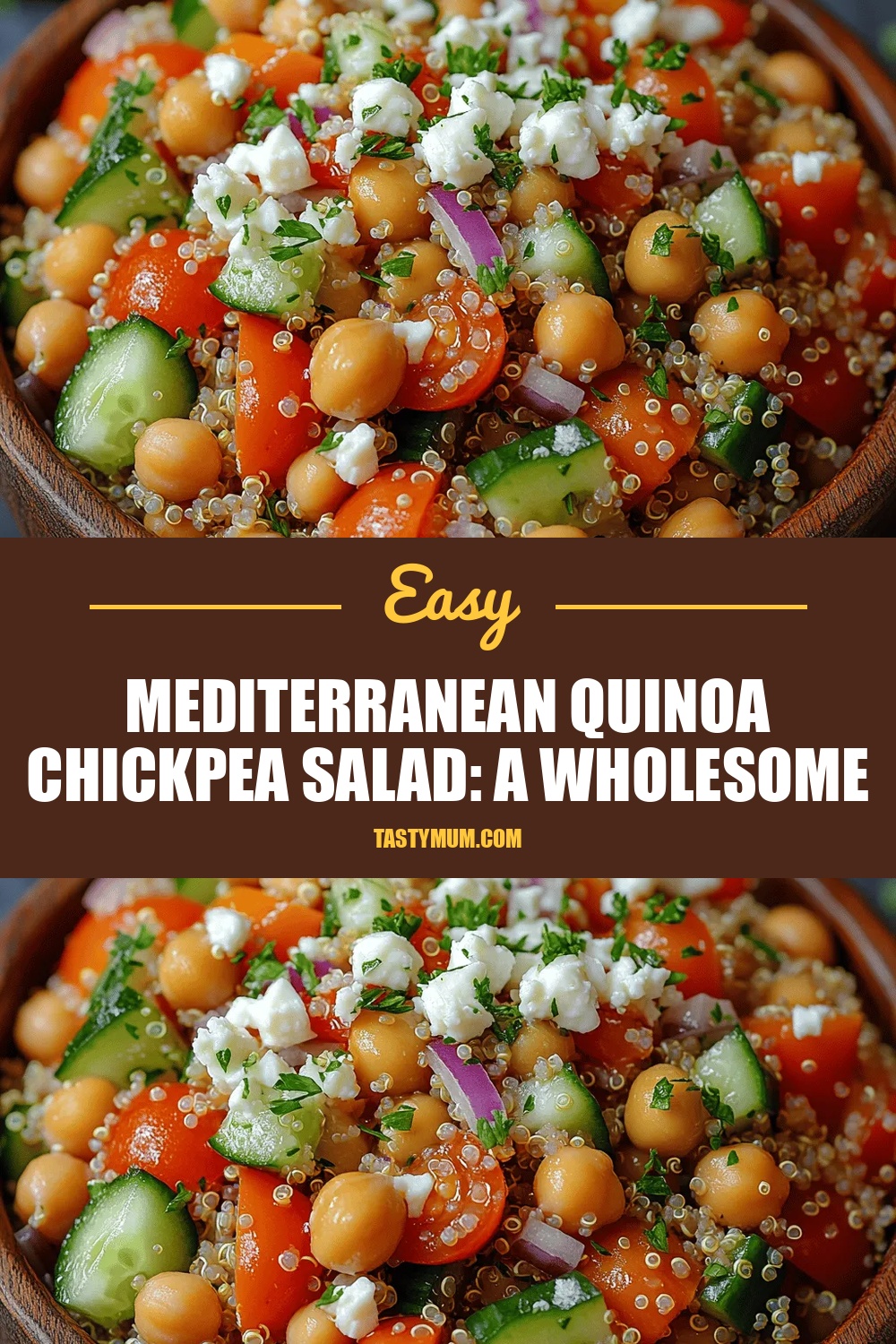 Mediterranean Quinoa Chickpea Salad: A Wholesome Delight