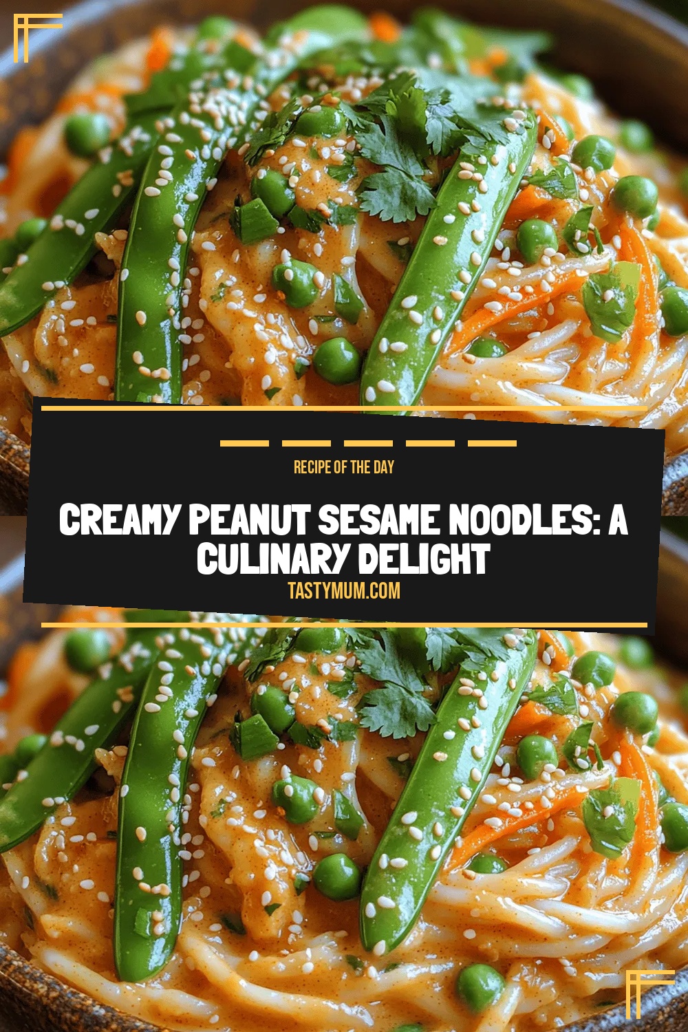 Creamy Peanut Sesame Noodles: A Culinary Delight