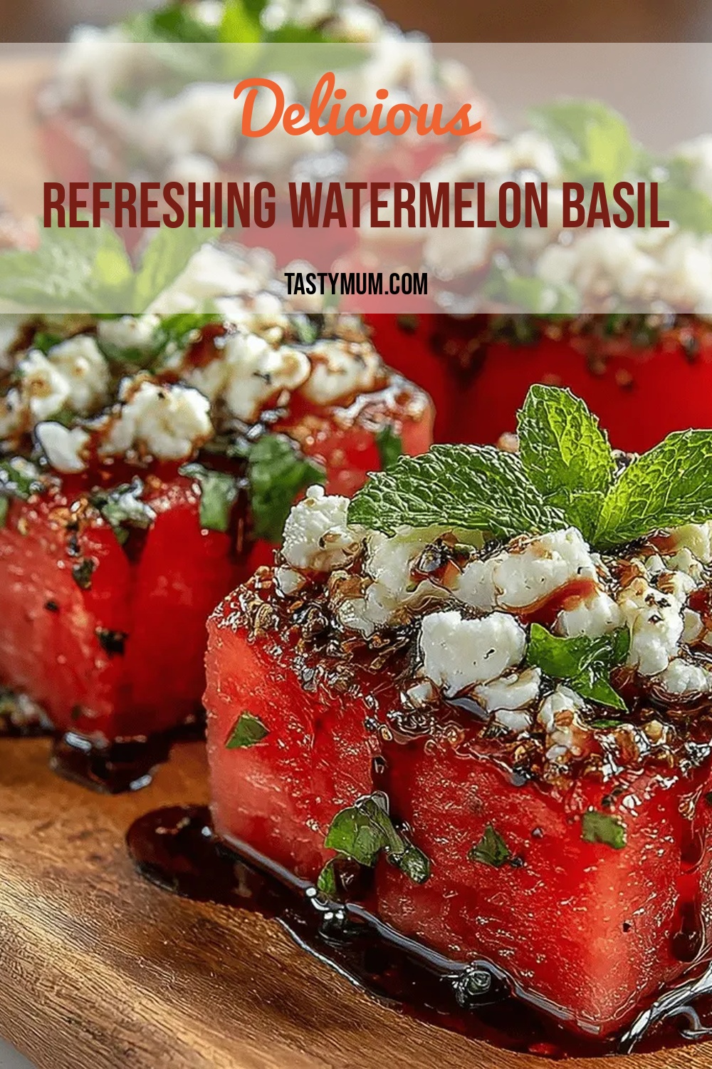 Refreshing Watermelon Basil Feta Bites: A Perfect Summer Snack
