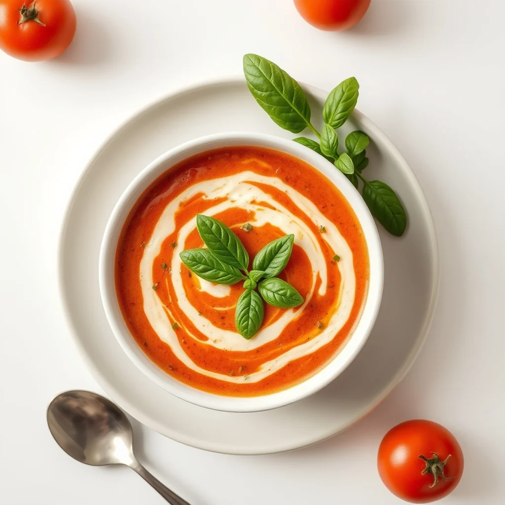 Cozy Creamy Tomato Basil Soup