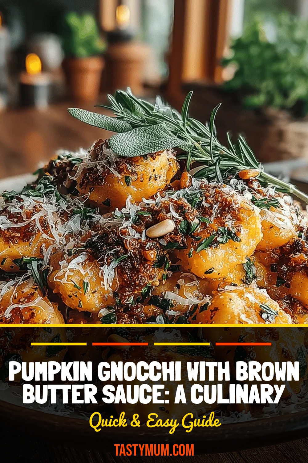Pumpkin Gnocchi with Brown Butter Sauce: A Culinary Delight