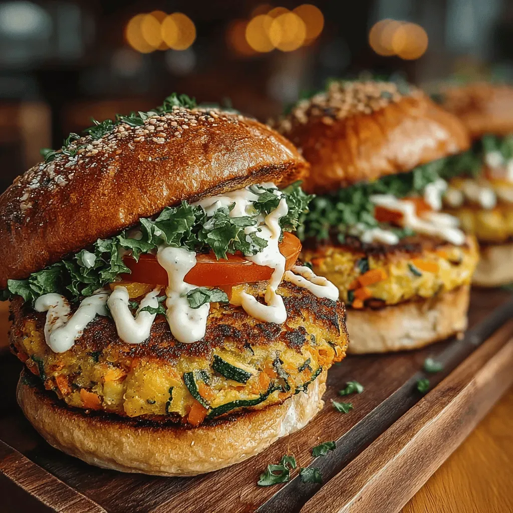 Zucchini Bean Burgers Recipe