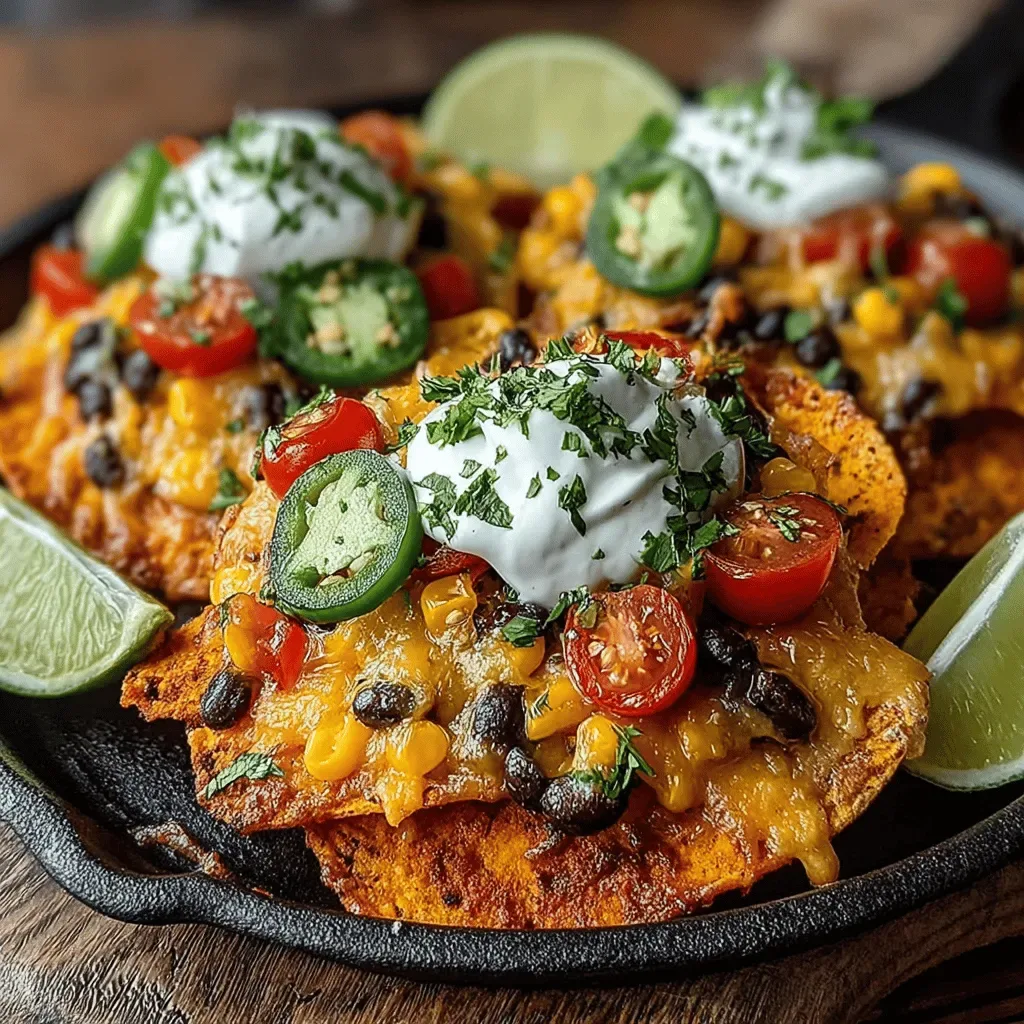 Sweet Potato Nachos Fiesta