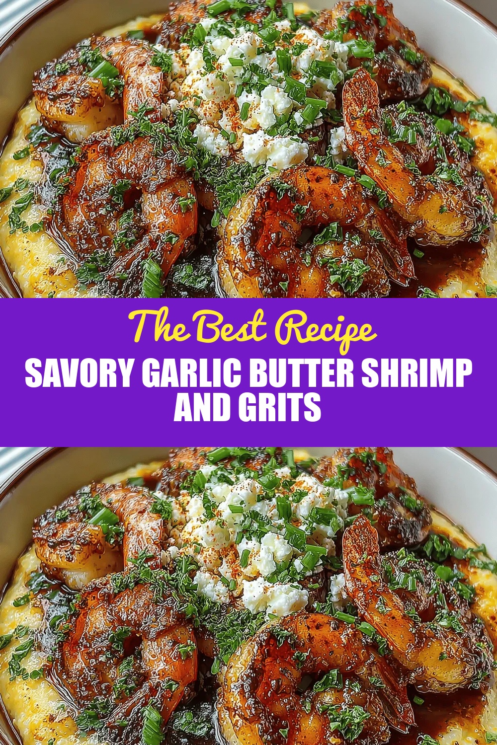 Savory Garlic Butter Shrimp and Grits