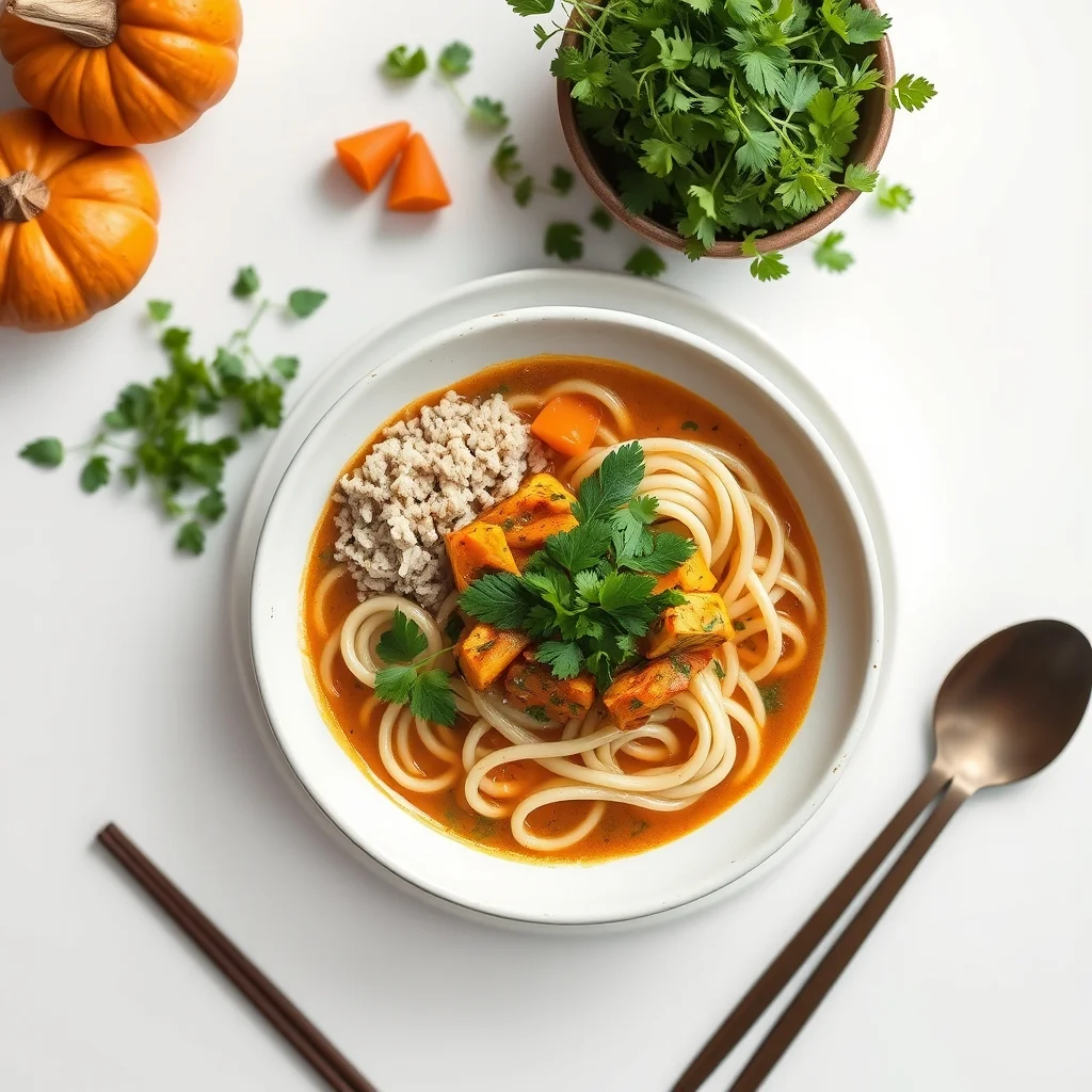 Spicy Pumpkin Soy Ramen Bowls