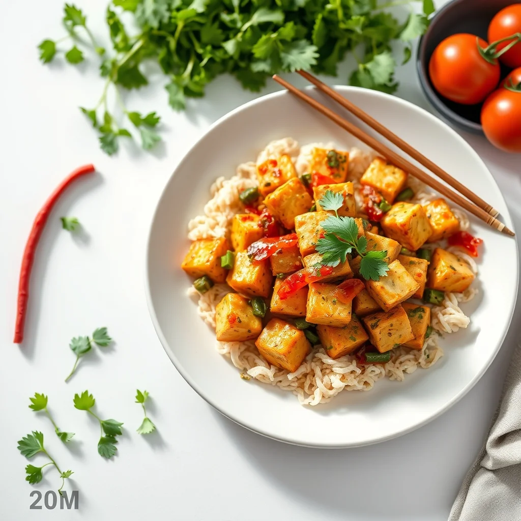 Colorful Crunchy Tofu Stir-Fry Recipe