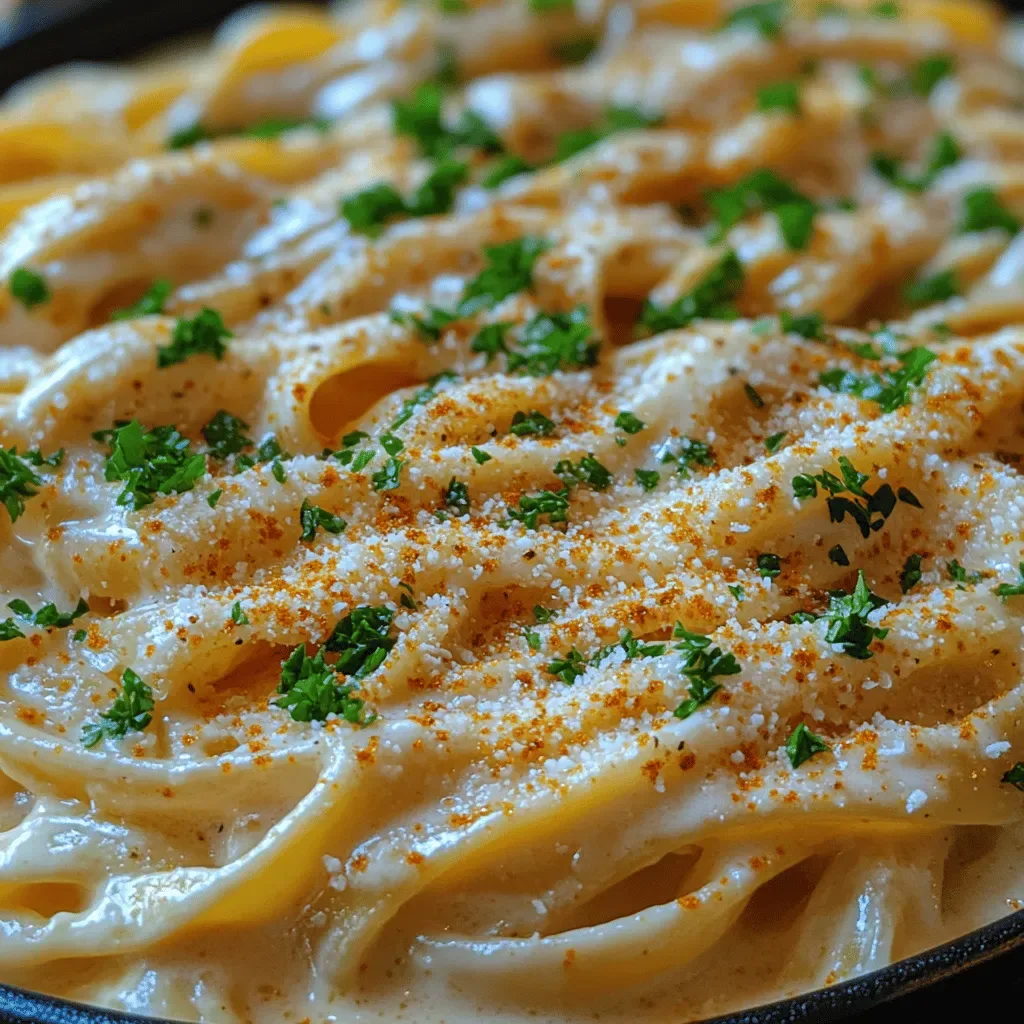 Creamy Dreamy One-Pan Fettuccine Alfredo