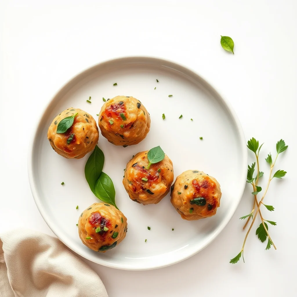 Turkey and Spinach Mini Meatballs Recipe