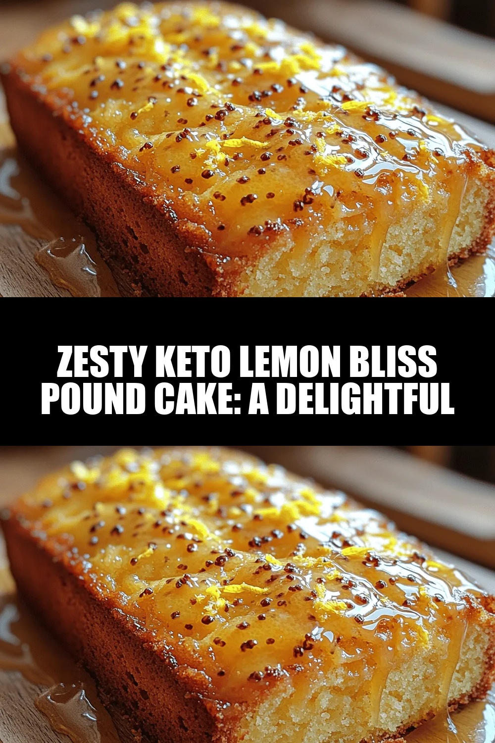 Zesty Keto Lemon Bliss Pound Cake: A Delightful Low-Carb Treat