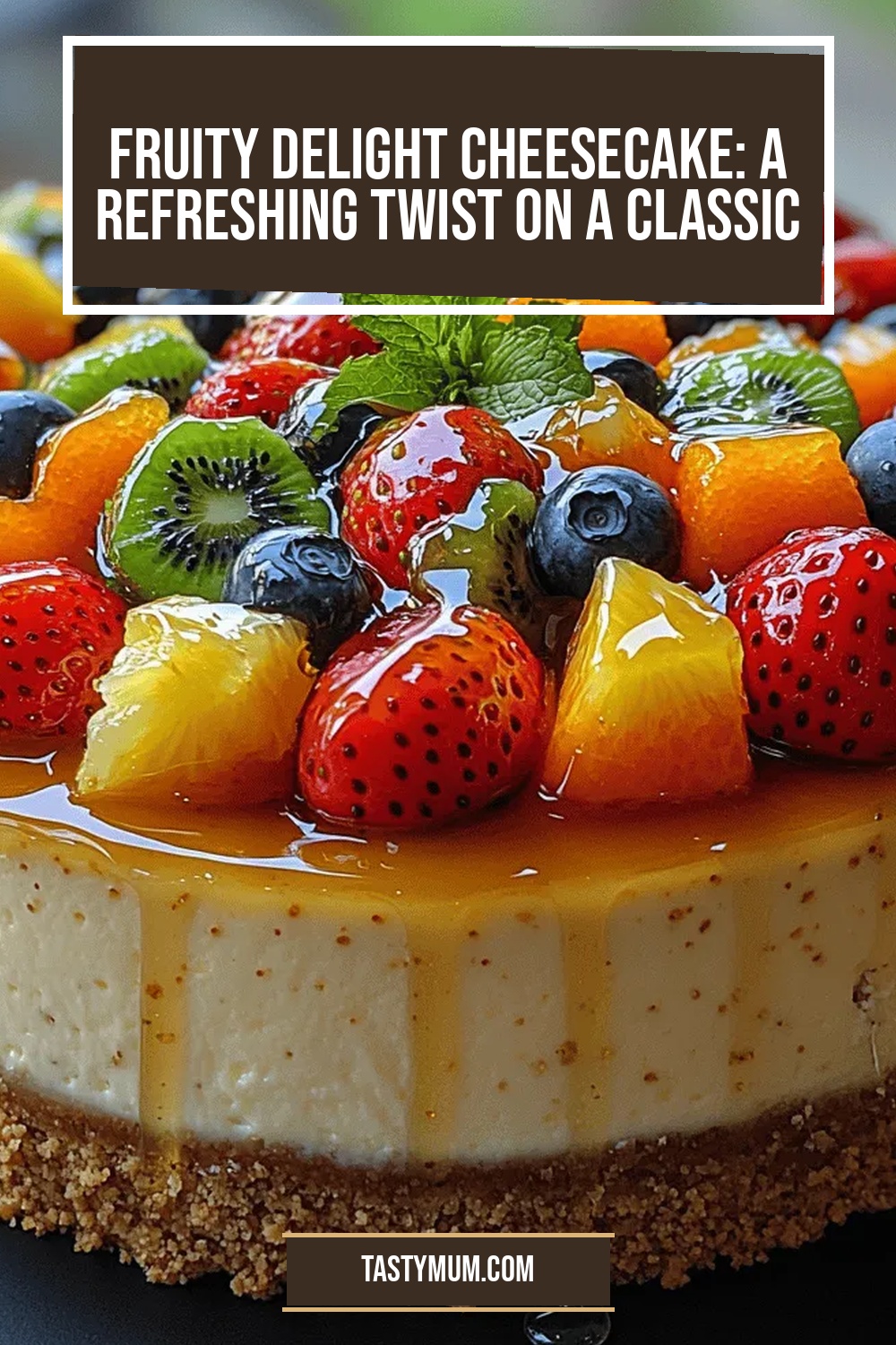 Fruity Delight Cheesecake: A Refreshing Twist on a Classic Dessert
