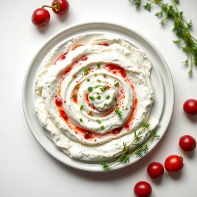 Cranberry Jalapeño Dip with Cream Cheese and Fresh Herbs for Party Appetizers