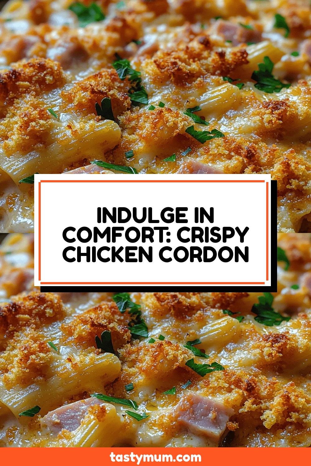 Indulge in Comfort: Crispy Chicken Cordon Bleu Casserole Recipe