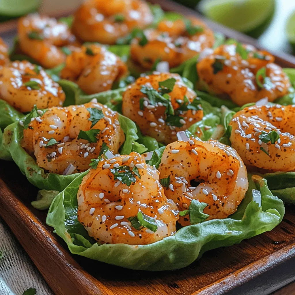 Firecracker Shrimp Lettuce Cups Recipe: A Flavorful Delight