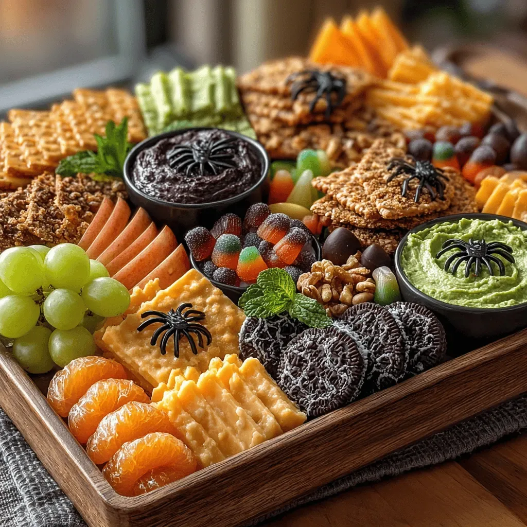 Spooktacular Halloween Charcuterie Board Treats