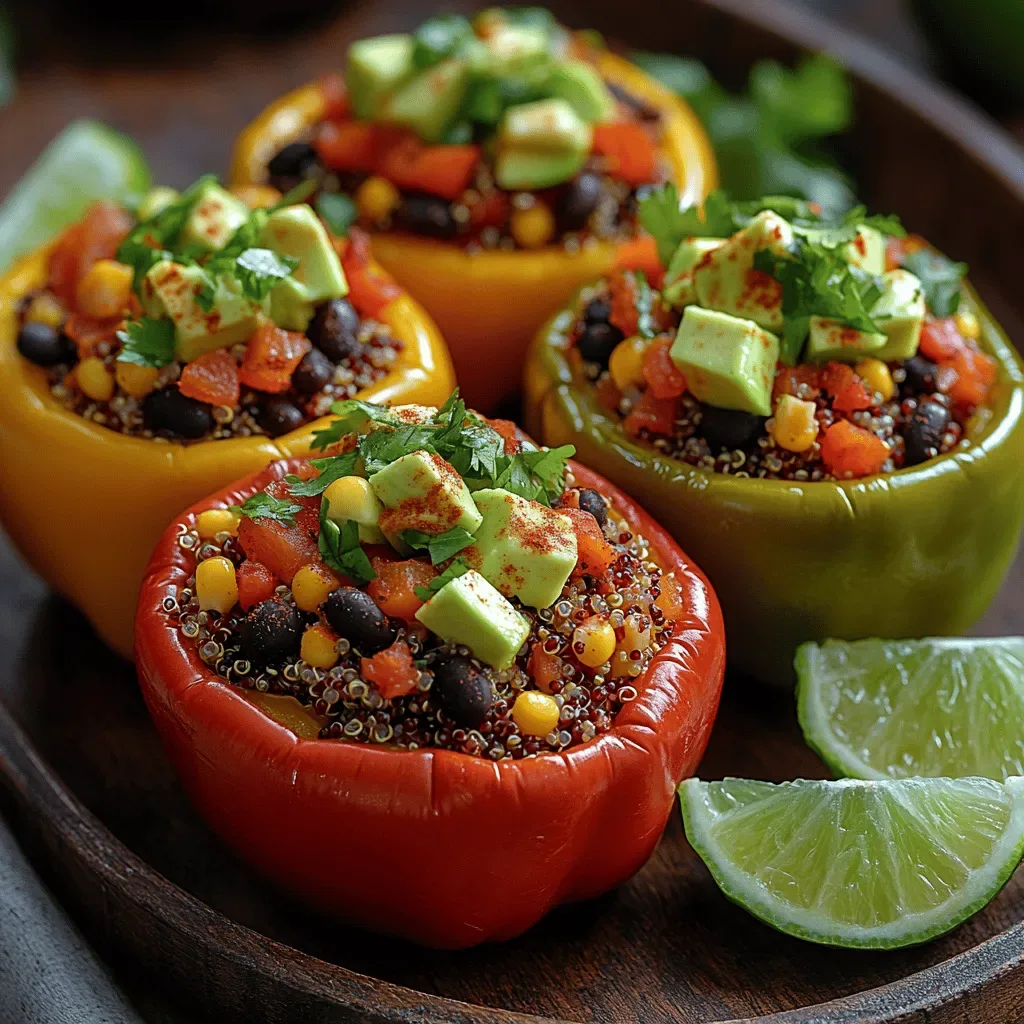 Quinoa-Stuffed Bell Peppers: A Nutritious and Colorful Delight