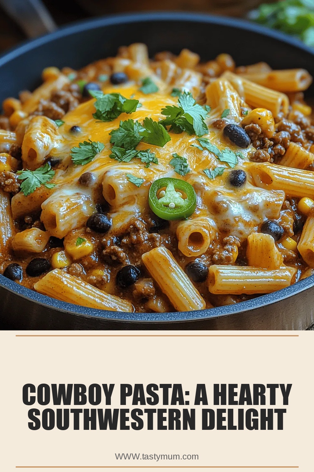 Cowboy Pasta: A Hearty Southwestern Delight