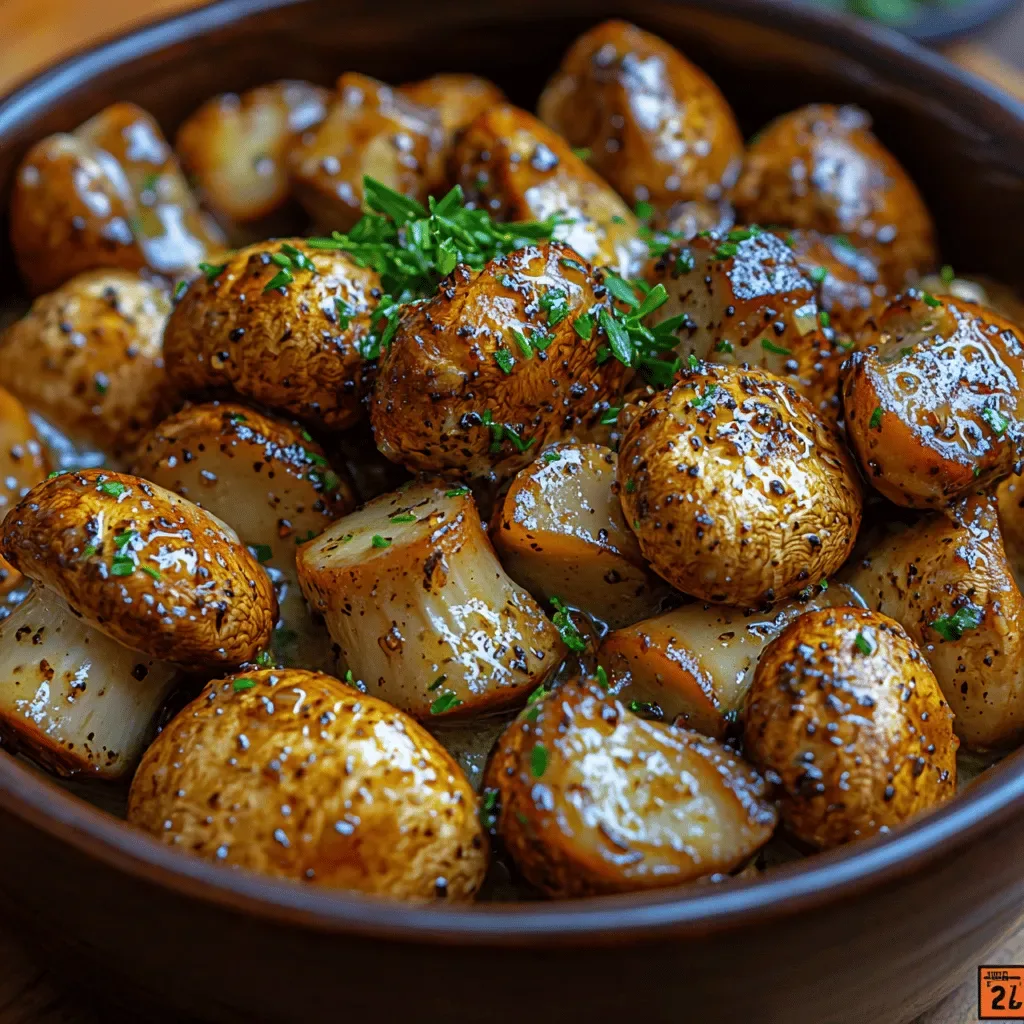 Savory Slow Cooker Garlic Butter Mushrooms: A Flavorful Delight