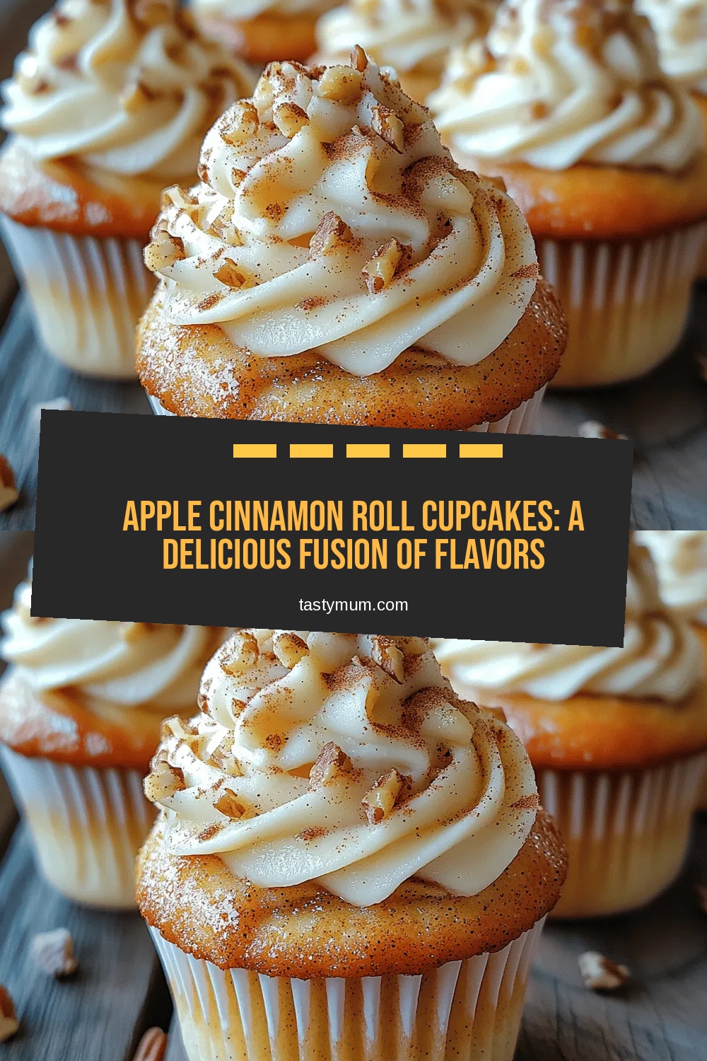 Apple Cinnamon Roll Cupcakes: A Delicious Fusion of Flavors