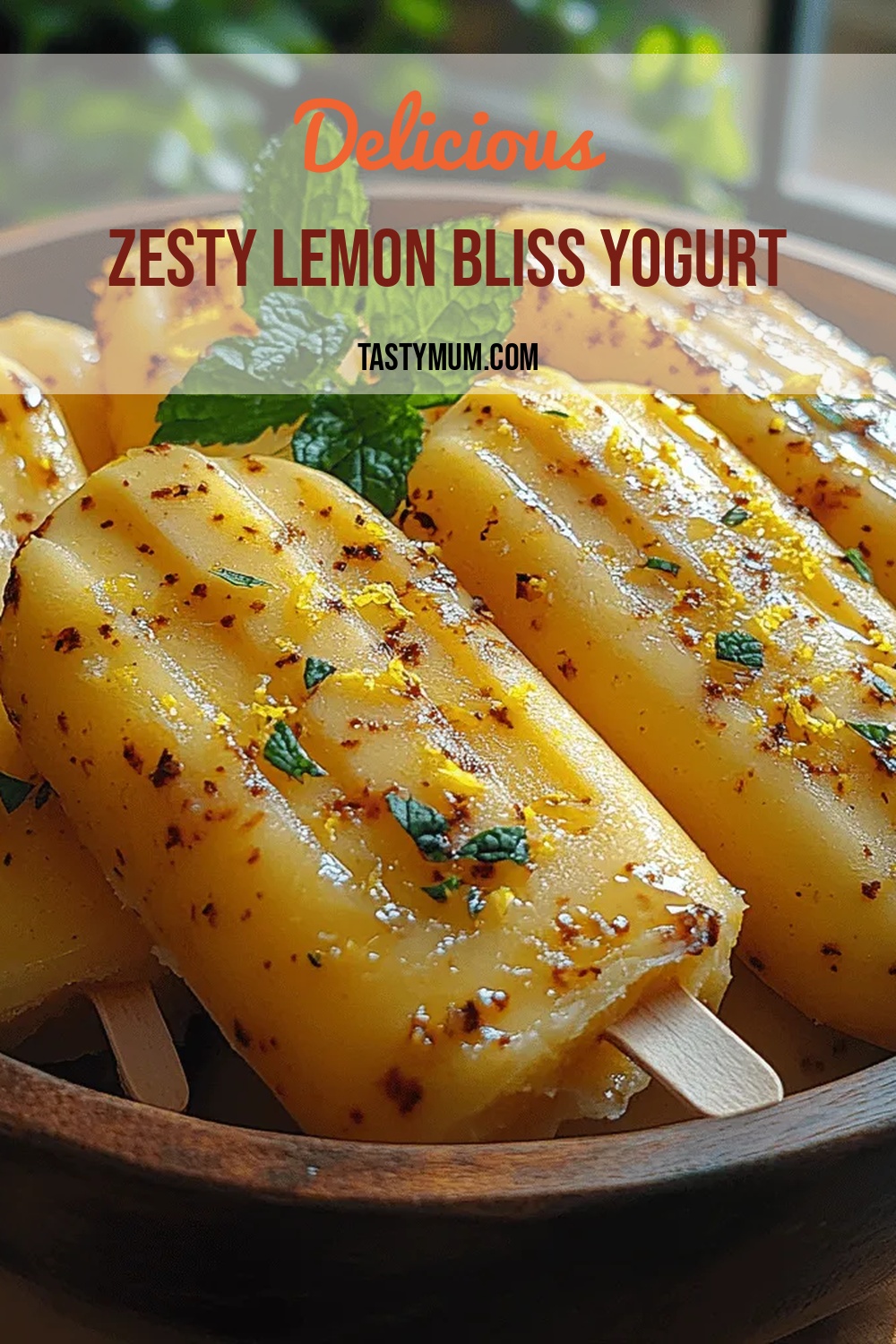 Zesty Lemon Bliss Yogurt Popsicles: A Refreshing Summer Treat