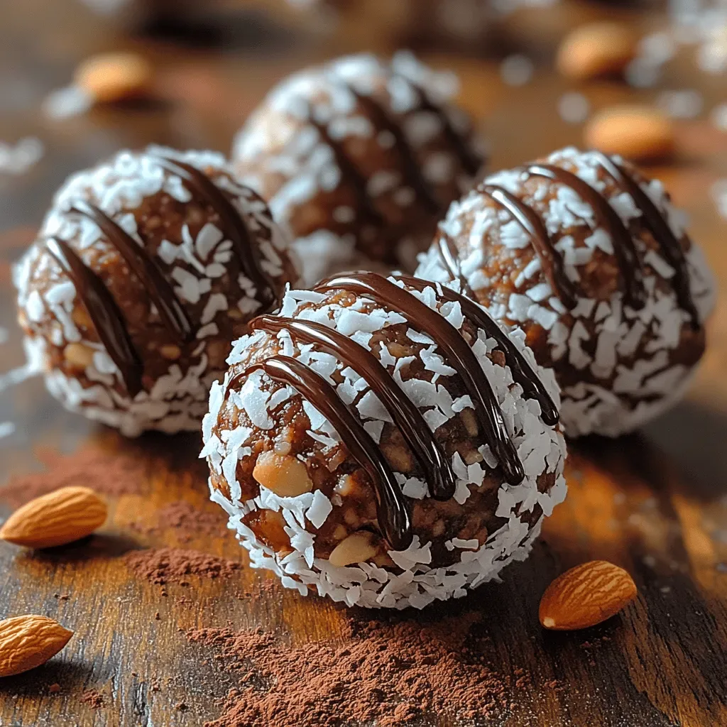 Chocolate Coconut Bliss Balls Recipe