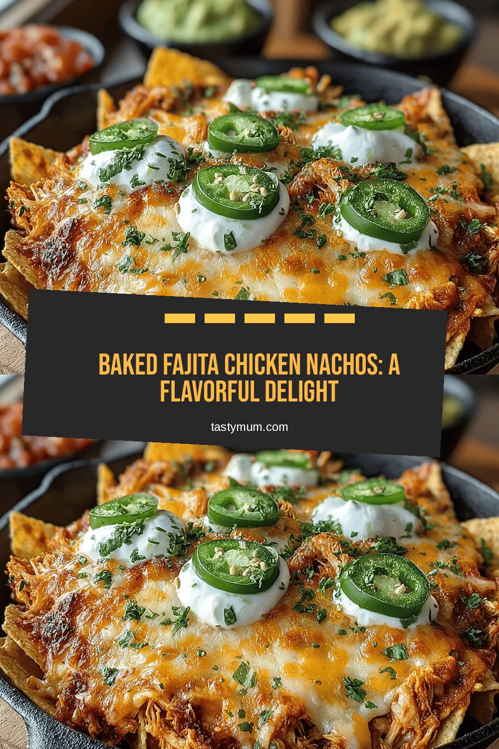 Baked Fajita Chicken Nachos: A Flavorful Delight