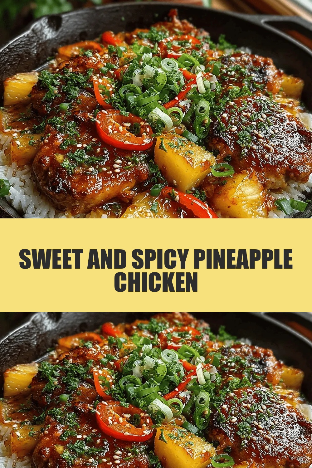 Sweet and Spicy Pineapple Chicken