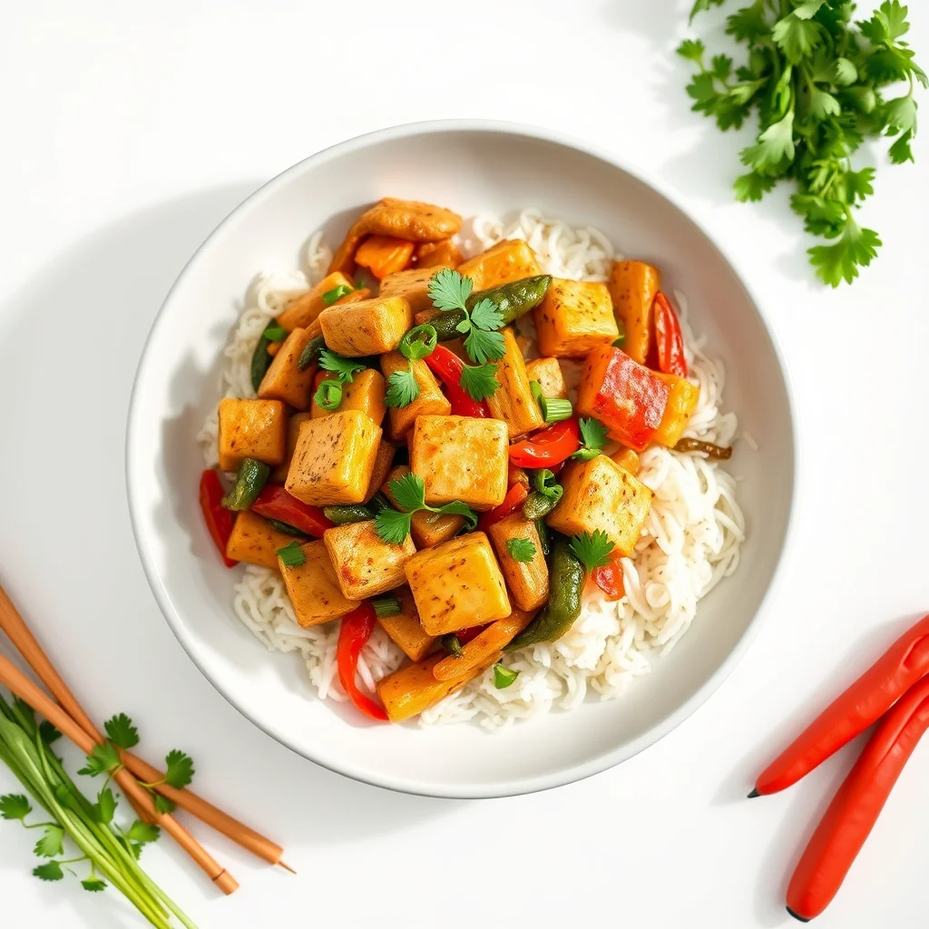 Vibrant Tofu & Veggie Medley Stir-Fry