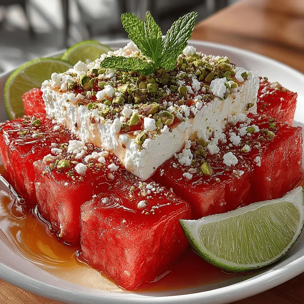 Creamy Feta & Watermelon Bliss Bowl Recipe