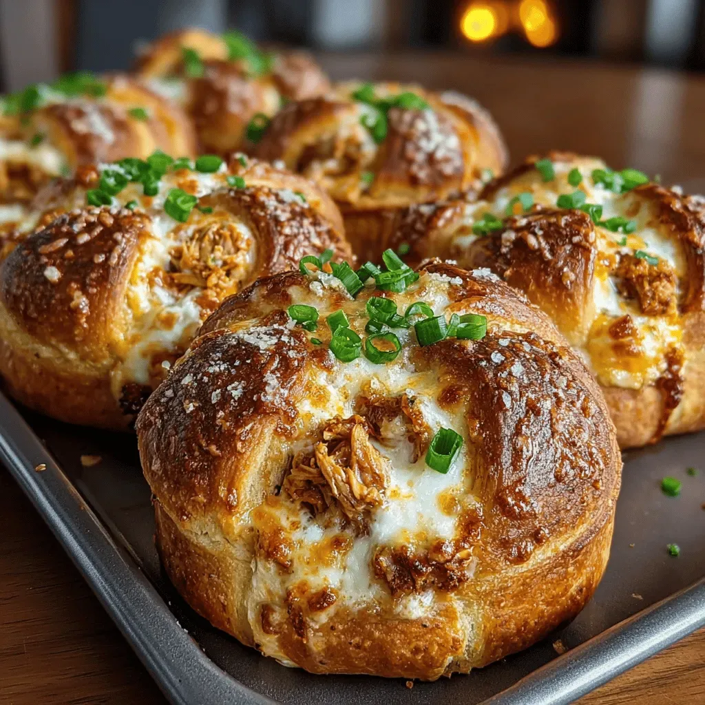 Spicy Buffalo Chicken Crescent Roll Spirals: A Flavorful Delight
