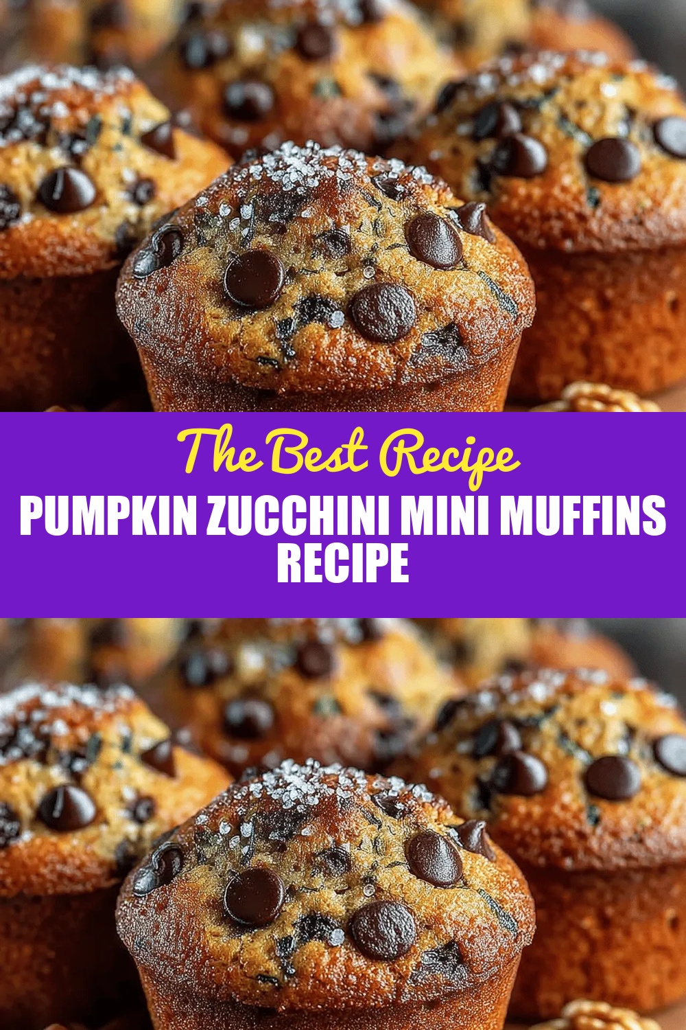 Pumpkin Zucchini Mini Muffins Recipe