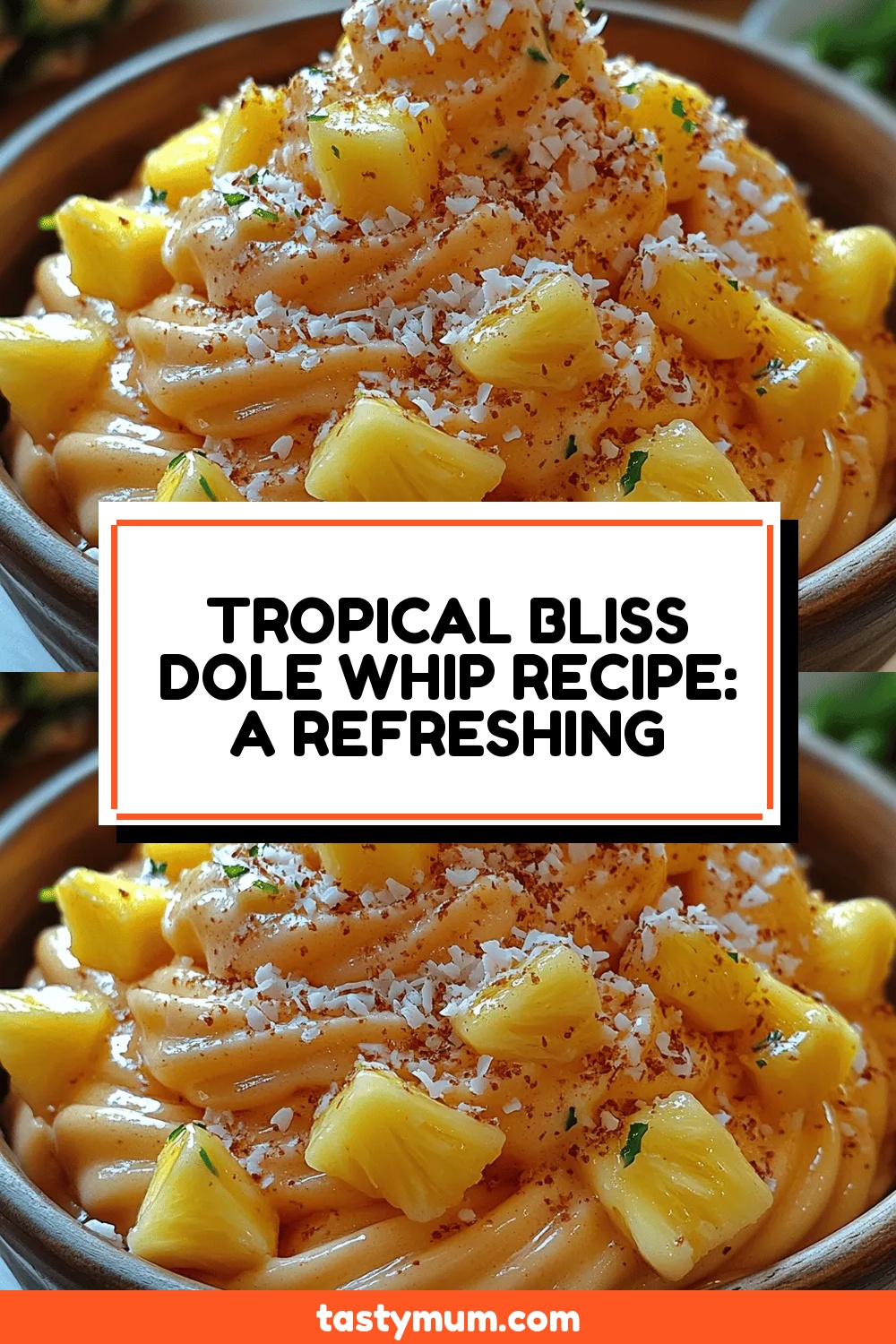 Tropical Bliss Dole Whip Recipe: A Refreshing Vegan Treat