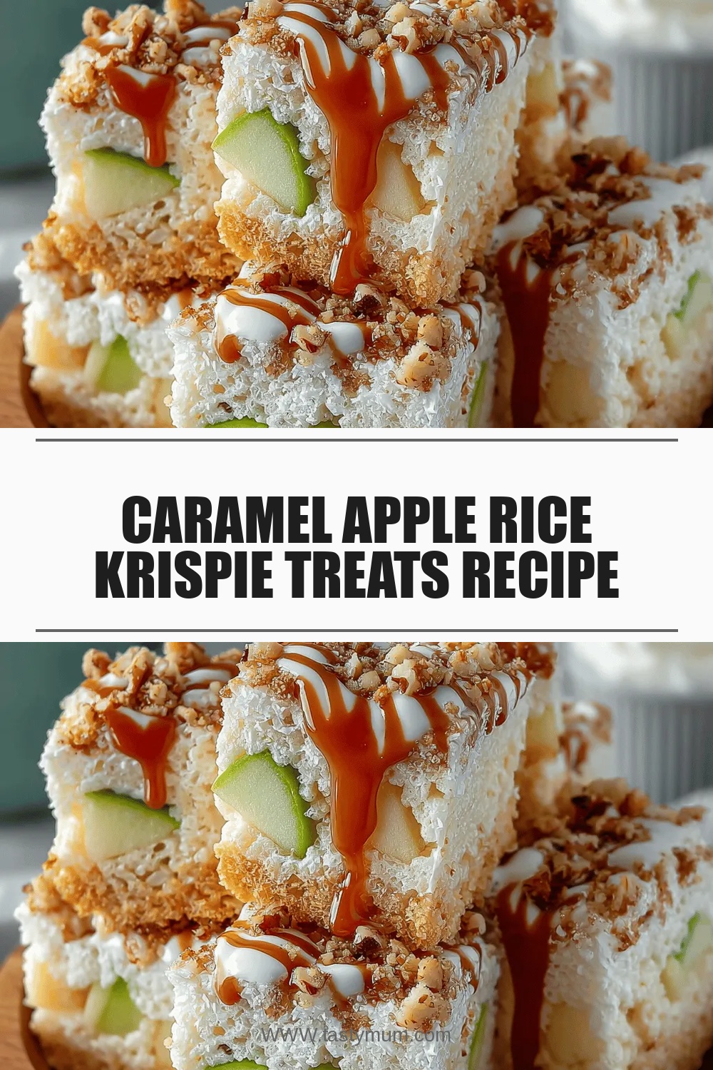 Caramel Apple Rice Krispie Treats Recipe
