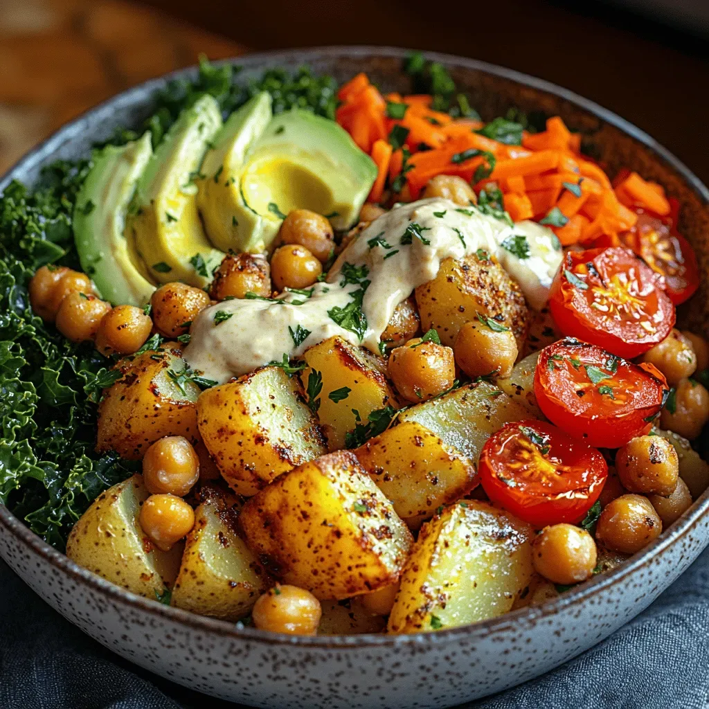 Colorful Chickpea & Potato Power Bowl Recipe