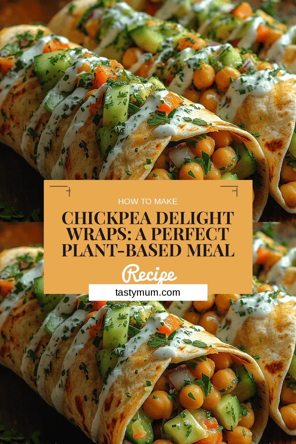 Chickpea Delight Wraps: A Perfect Plant-Based Meal