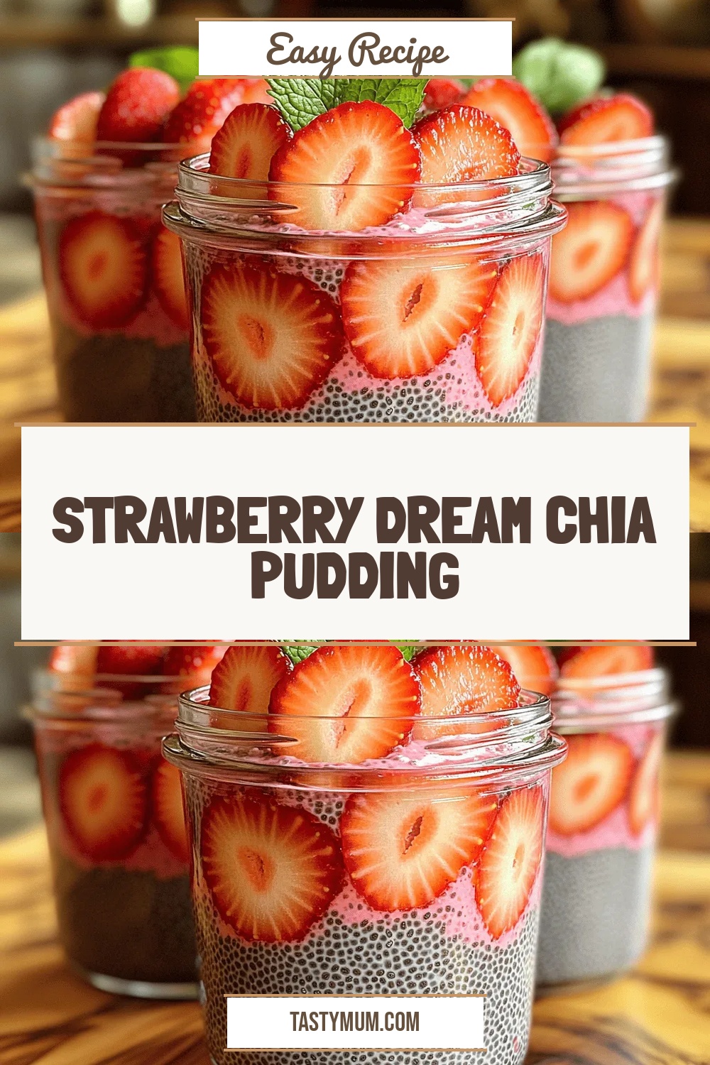Strawberry Dream Chia Pudding