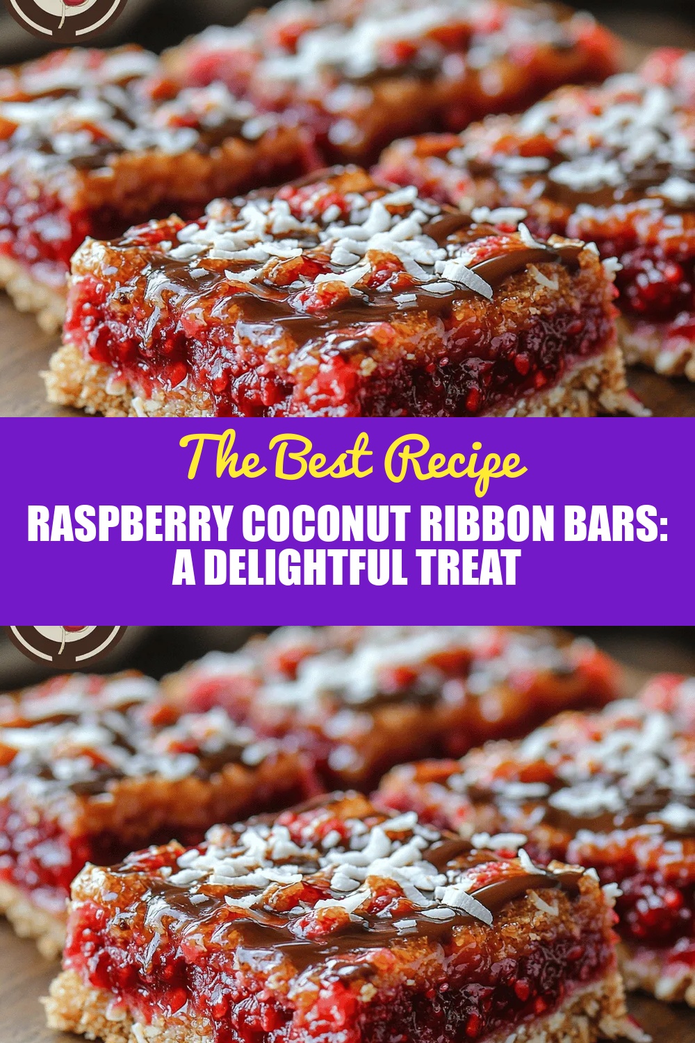 Raspberry Coconut Ribbon Bars: A Delightful Treat