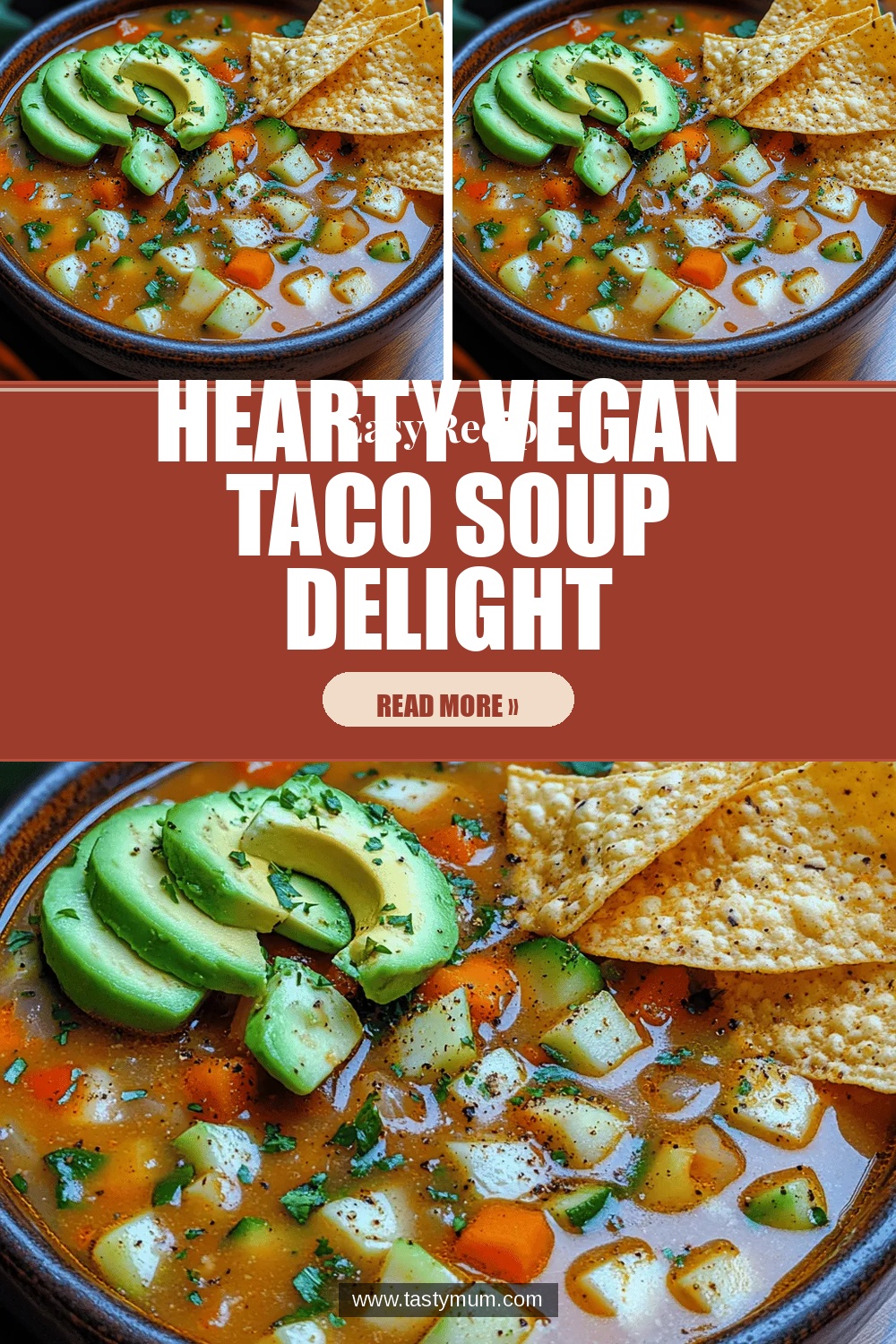 Hearty Vegan Taco Soup Delight