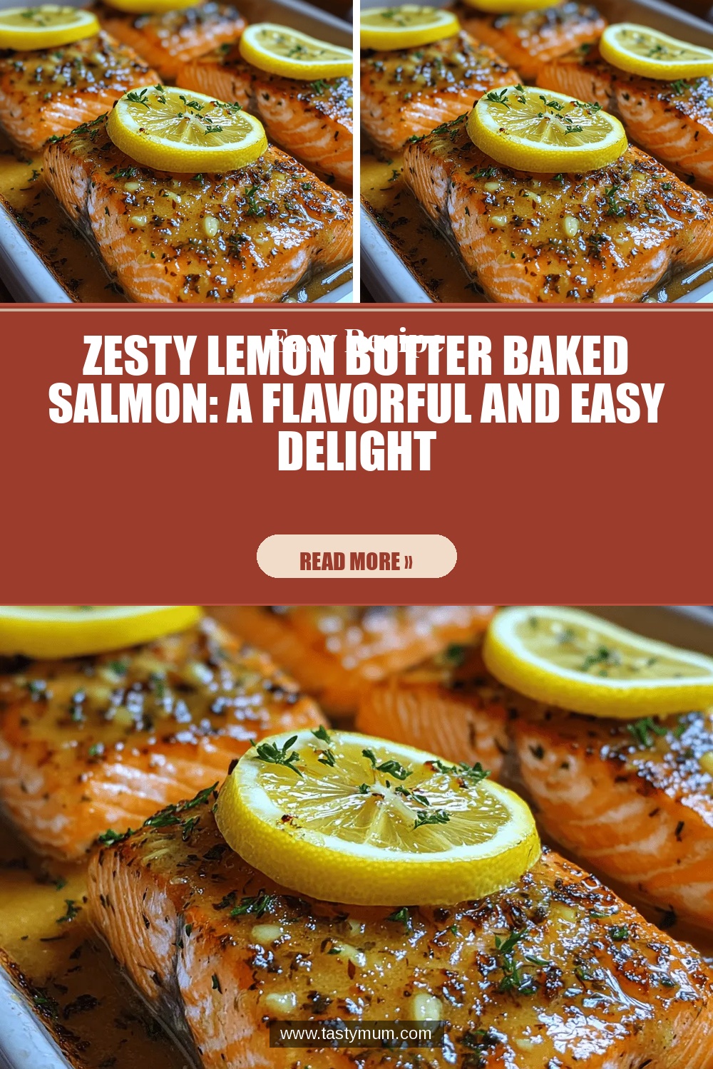 Zesty Lemon Butter Baked Salmon: A Flavorful and Easy Delight