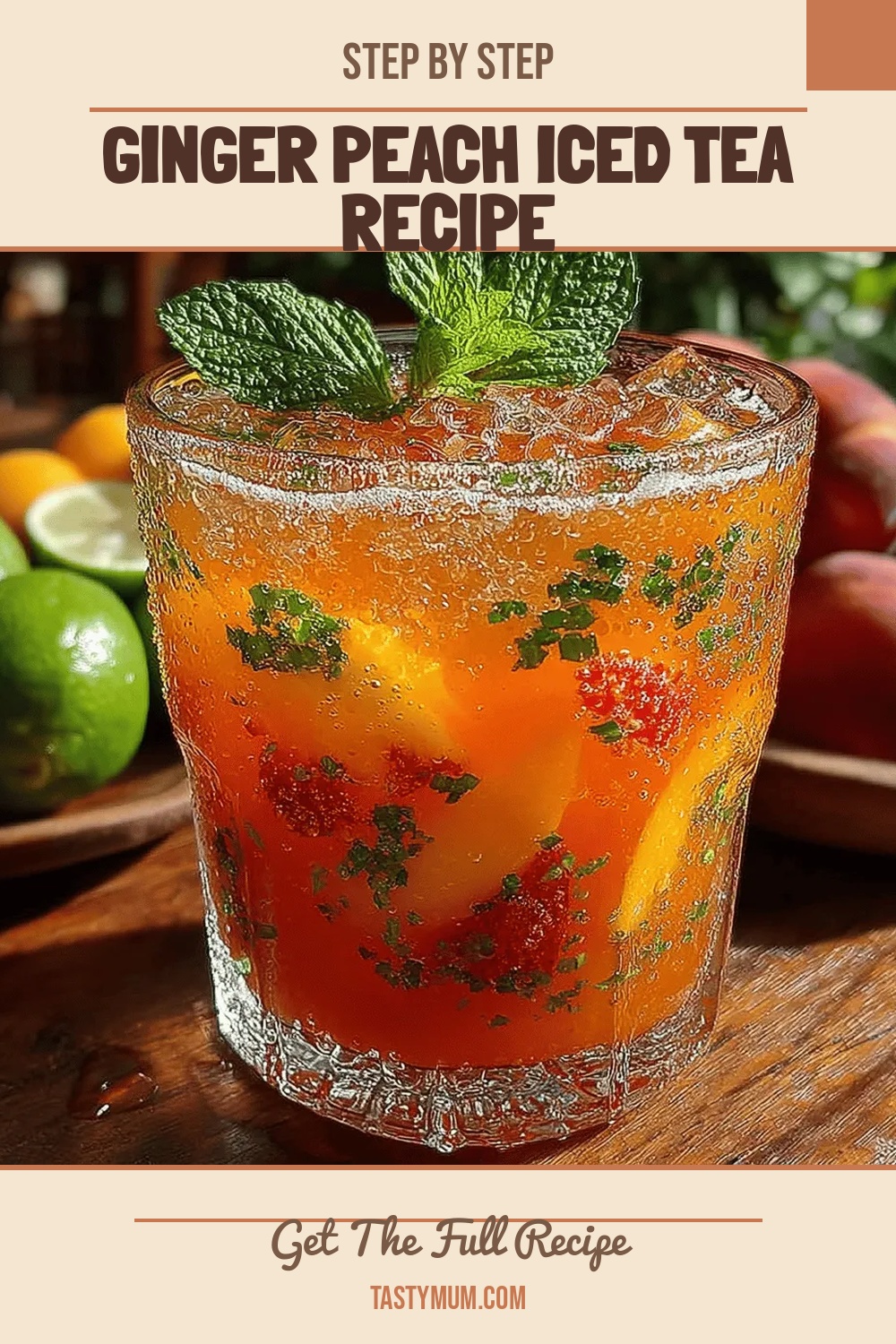 Ginger Peach Iced Tea Recipe