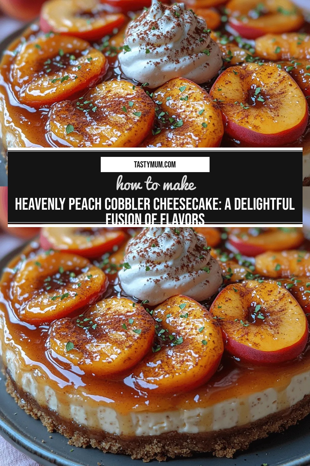 Heavenly Peach Cobbler Cheesecake: A Delightful Fusion of Flavors