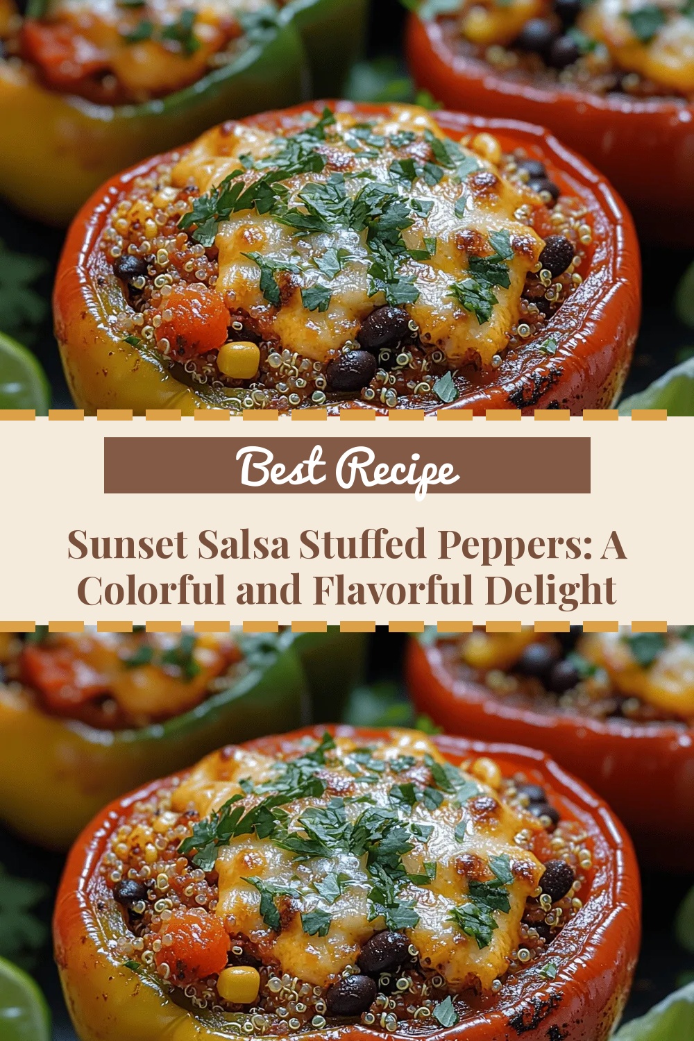 Sunset Salsa Stuffed Peppers: A Colorful and Flavorful Delight