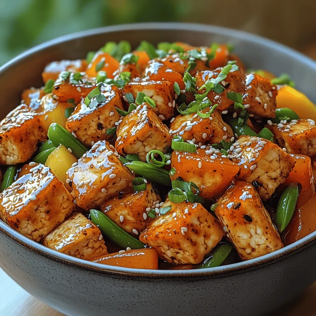 Sweet and Sour Tofu Stir Fry: A Flavorful Plant-Based Delight