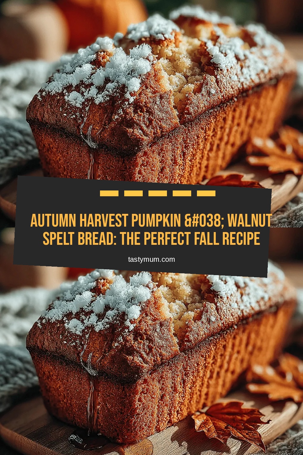 Autumn Harvest Pumpkin & Walnut Spelt Bread: The Perfect Fall Recipe