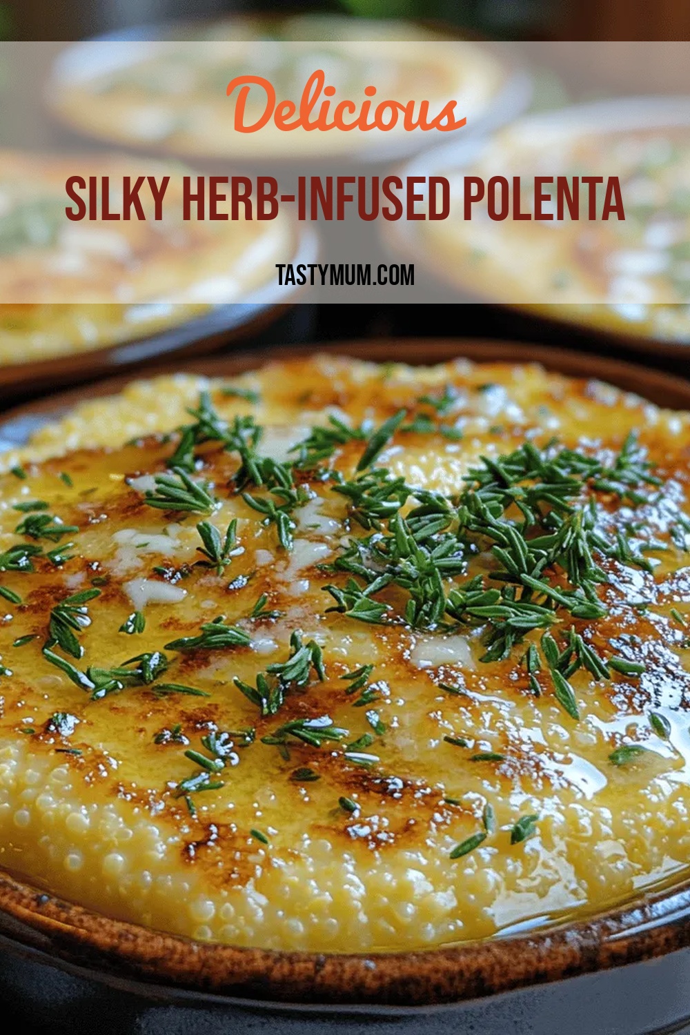 Silky Herb-Infused Polenta Delight: A Creamy Culinary Journey