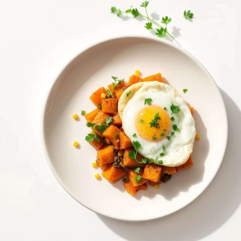 Dauntless One-Pan Sweet Potato Hash Egg Delight