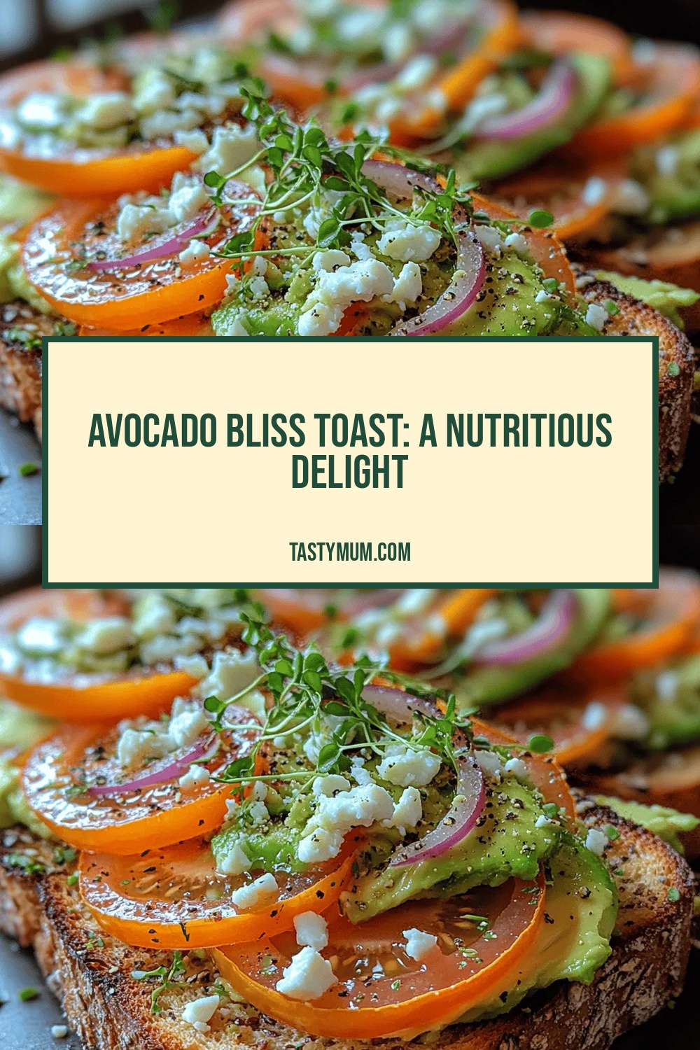 Avocado Bliss Toast: A Nutritious Delight